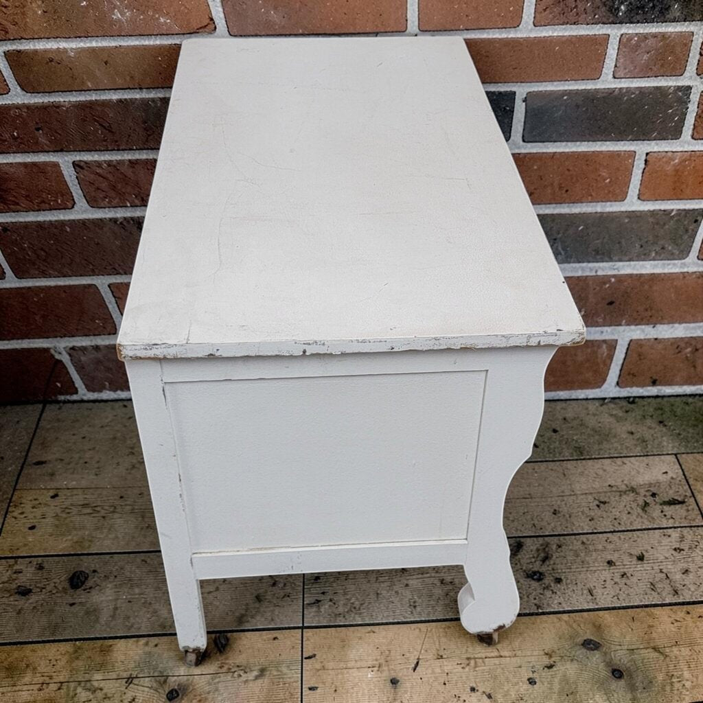 8056 White Painted Late Victorian Empire Revival #Dresser