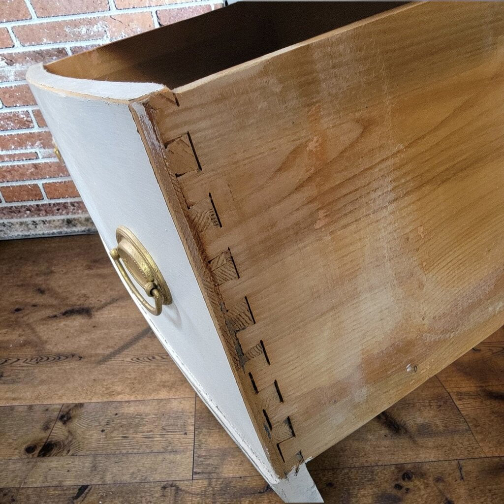 8058 Antique Federal Revival Distressed White #Sideboard