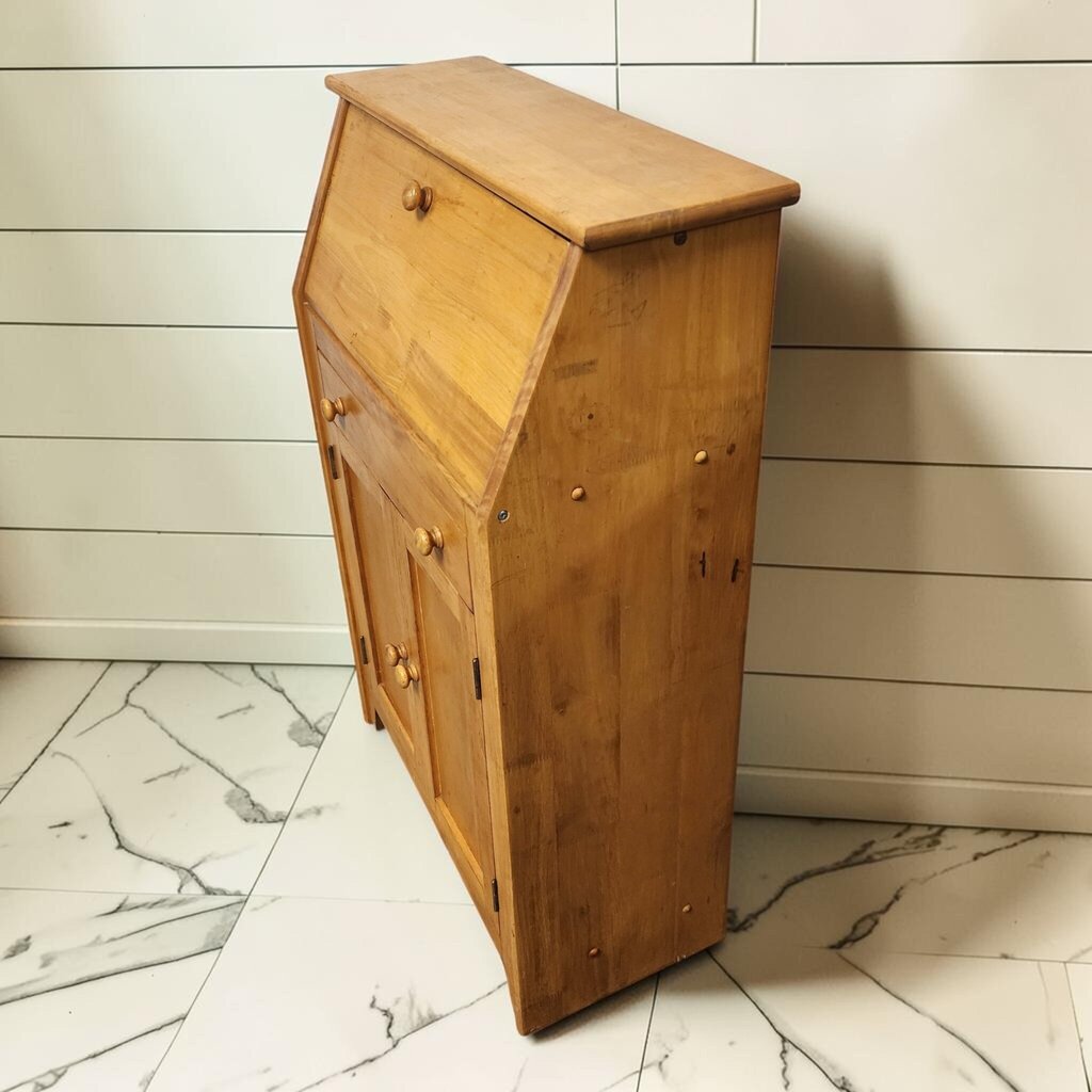 8213 Vintage Shaker-Style Slant-Front Secretary Desk