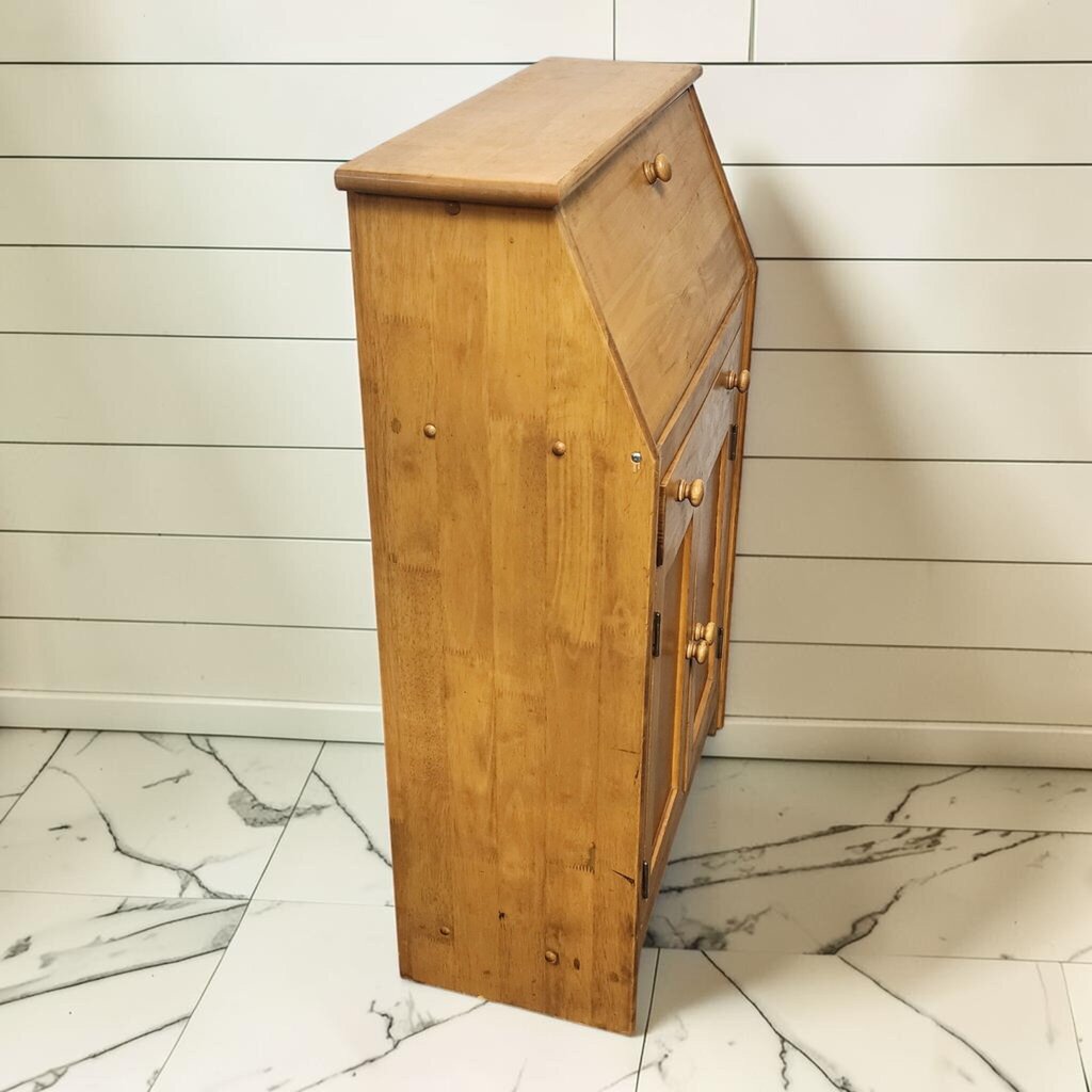 8213 Vintage Shaker-Style Slant-Front Secretary Desk