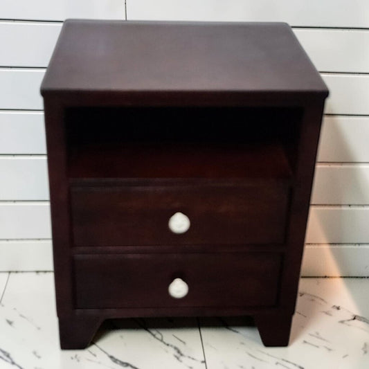 8217 Lifestyle Solutions 2-Drawer Nightstand with Open Shelf