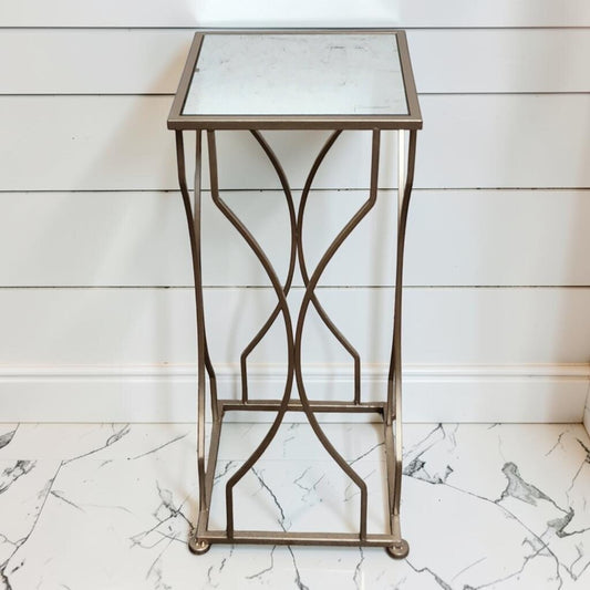 8234 Uttermost Alamosa Antique Gold Accent Table