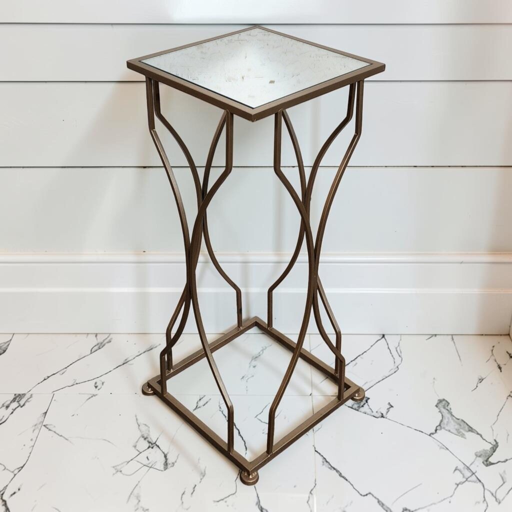 8234 Uttermost Alamosa Antique Gold Accent Table