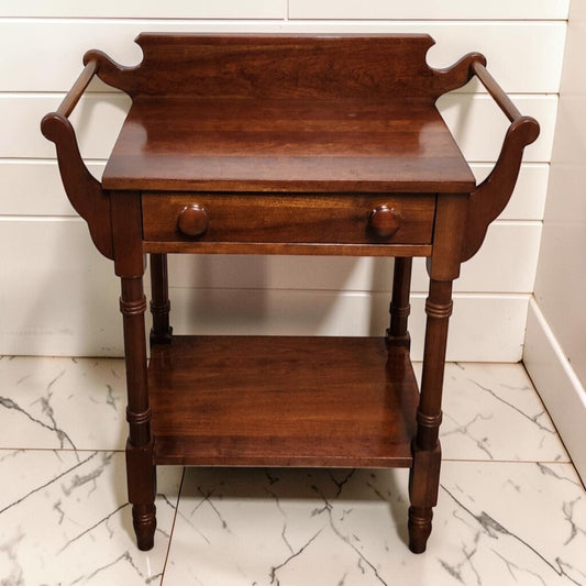 8248 Colonial Revival Cherry Wood Washstand