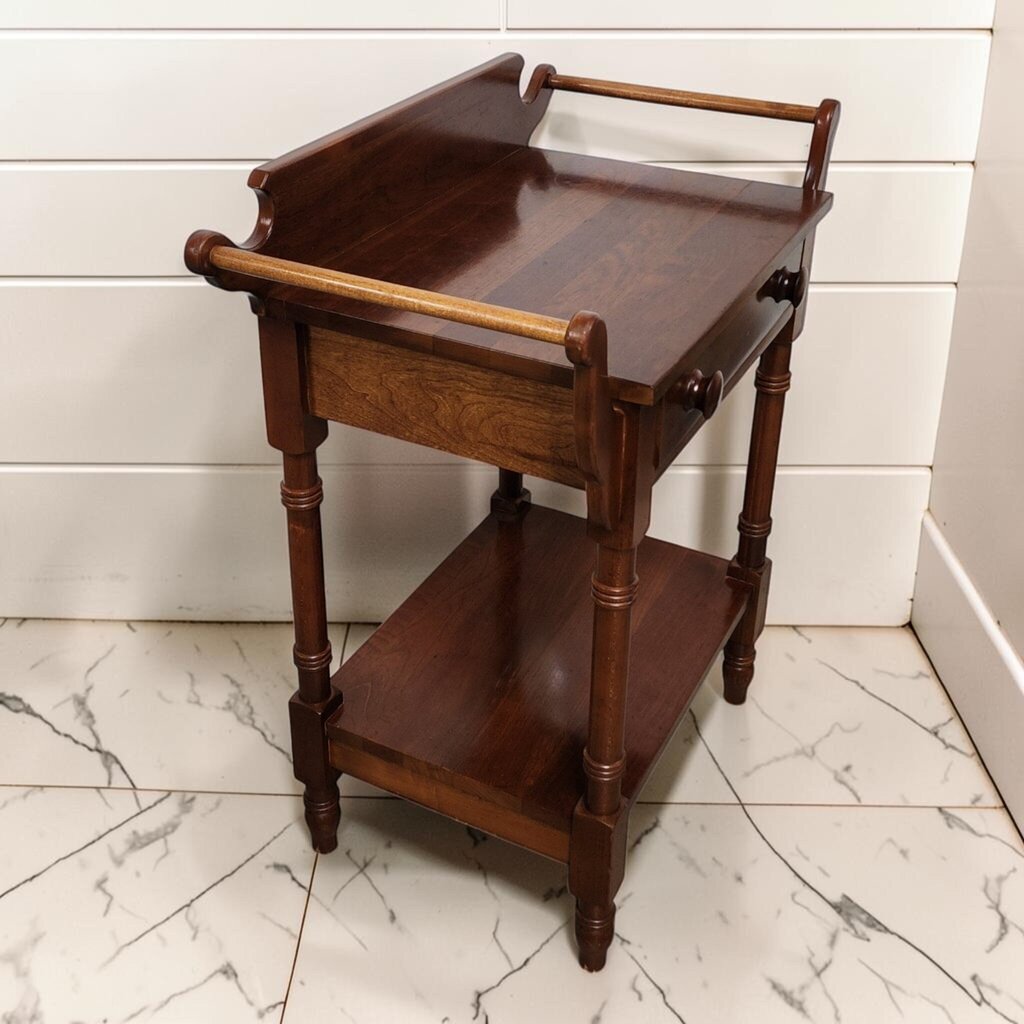 8248 Colonial Revival Cherry Wood Washstand