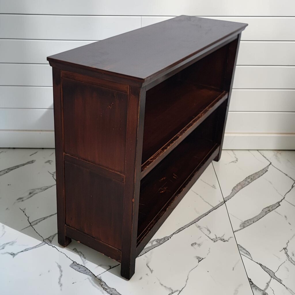 8287 Dark Pine 2 Shelf Bookcase