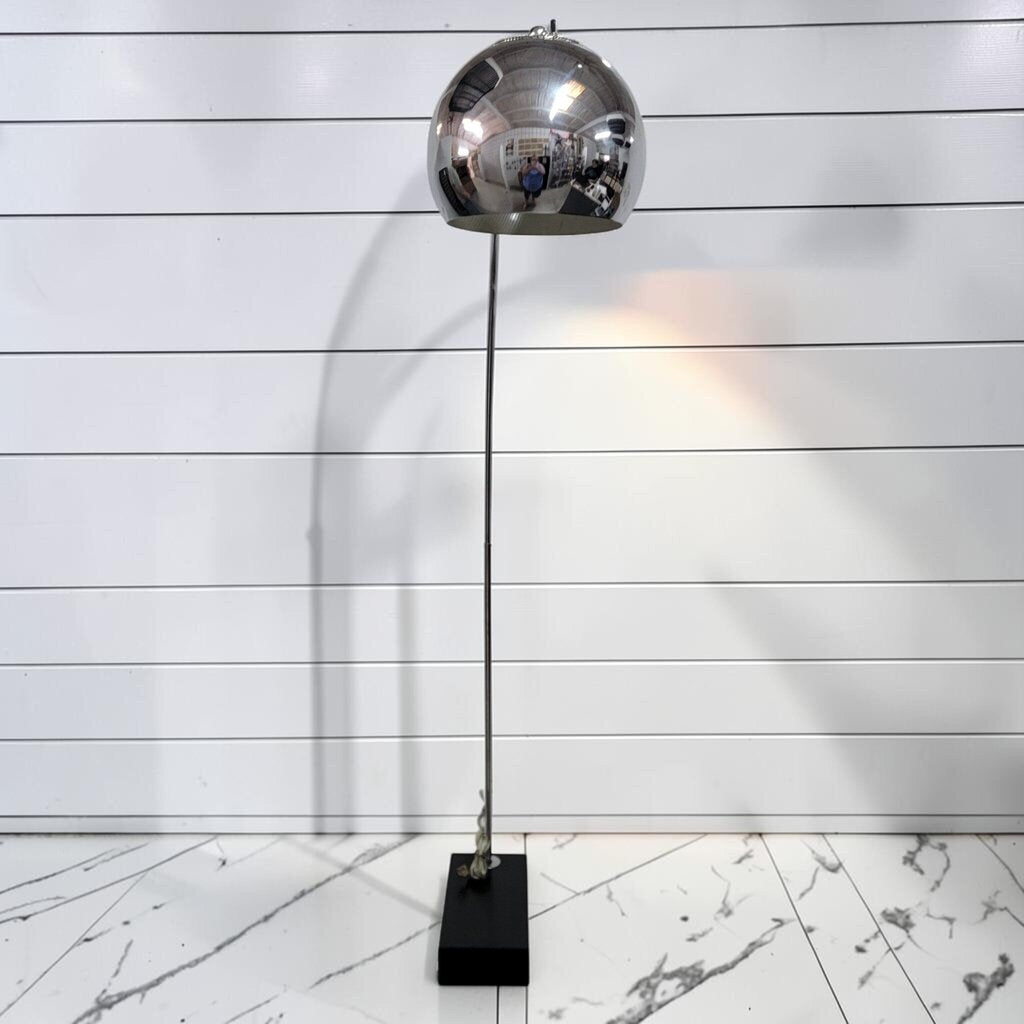 8294 Mid-Century Modern Chrome Arc Floor #Lamp ~ FURNITURE