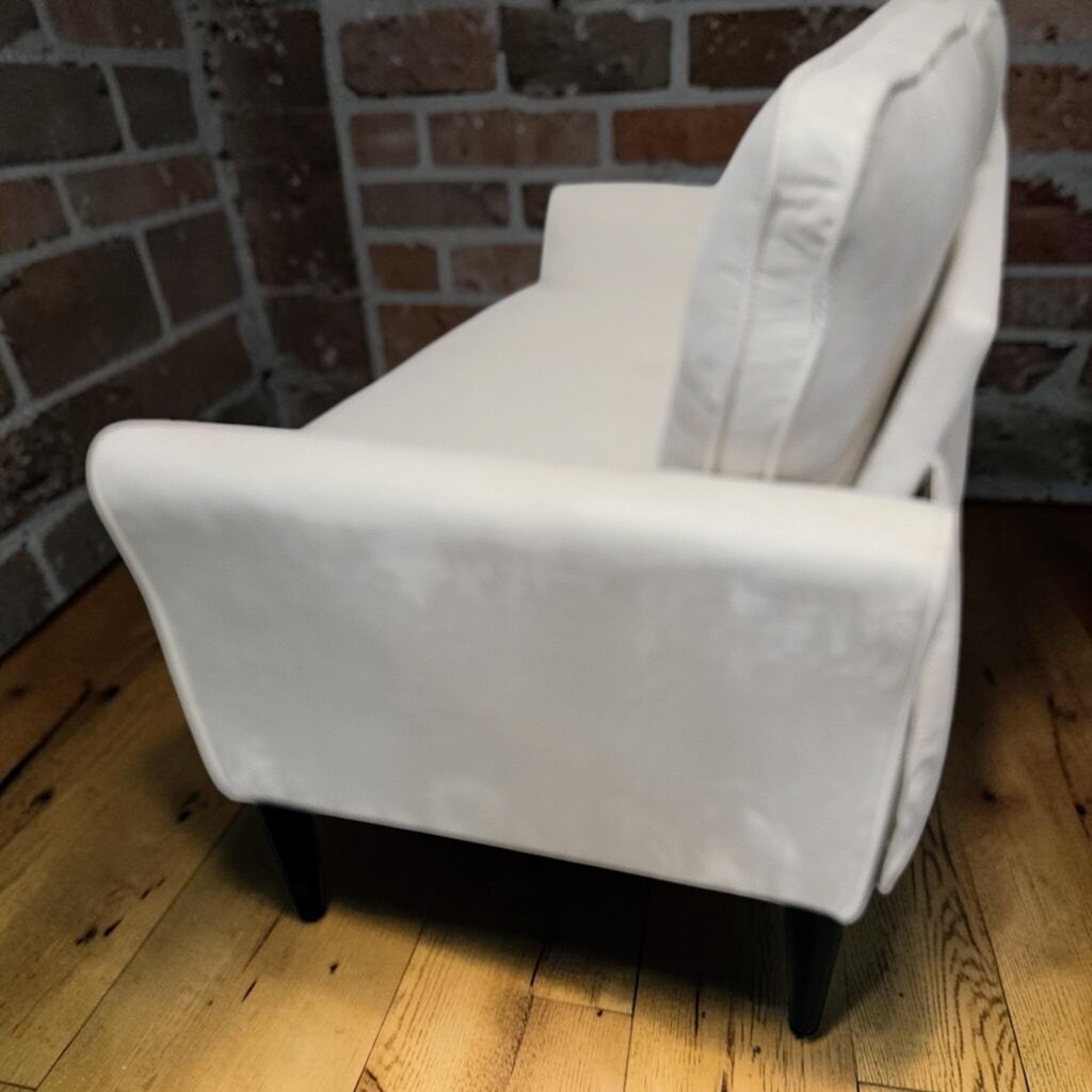 8301 Contemporary Cream Upholstered #Loveseat