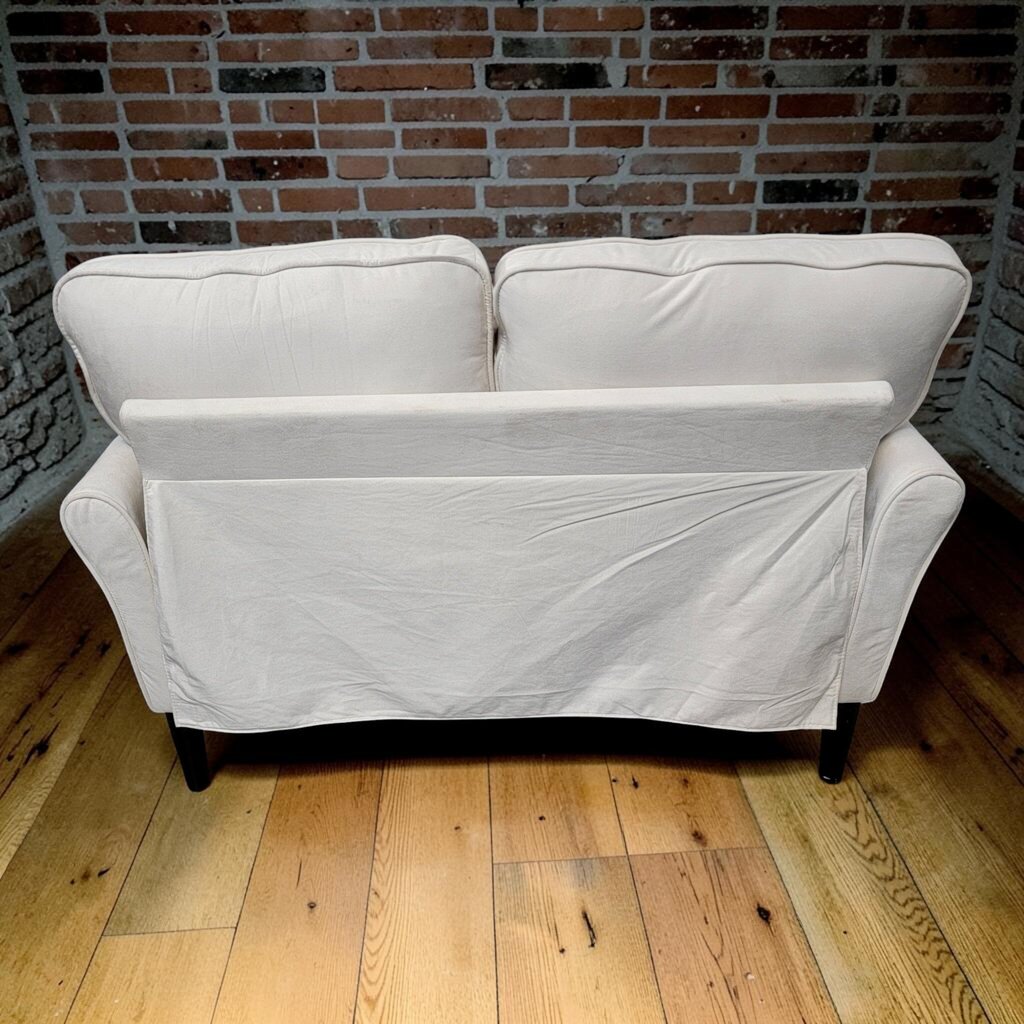 8301 Contemporary Cream Upholstered #Loveseat