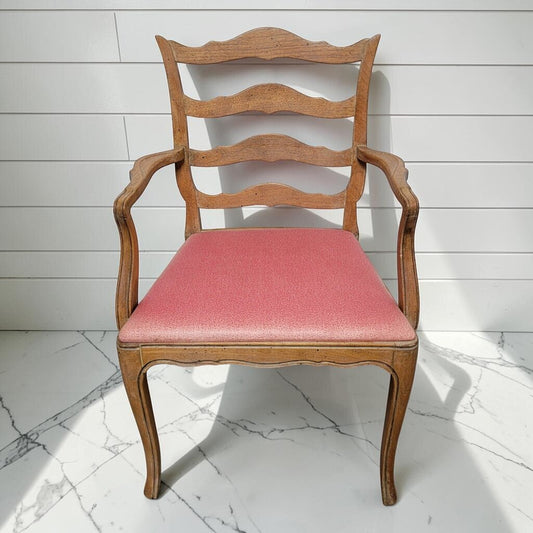 8306 Mid Century French Provincial Ladder- Back #Armchair