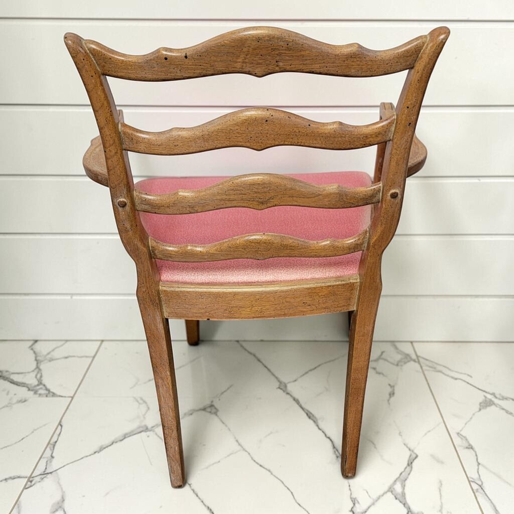 8306 Mid Century French Provicial Ladder- Back #Armchair