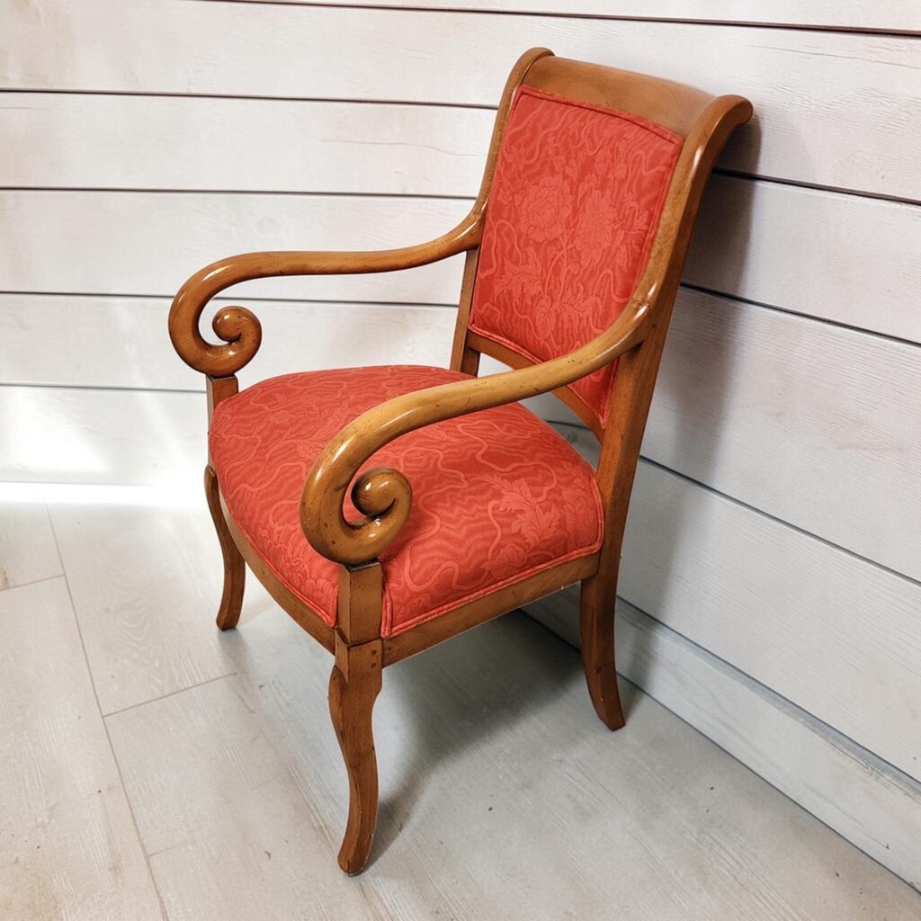 8323 Empire Style Scrolled Armchair