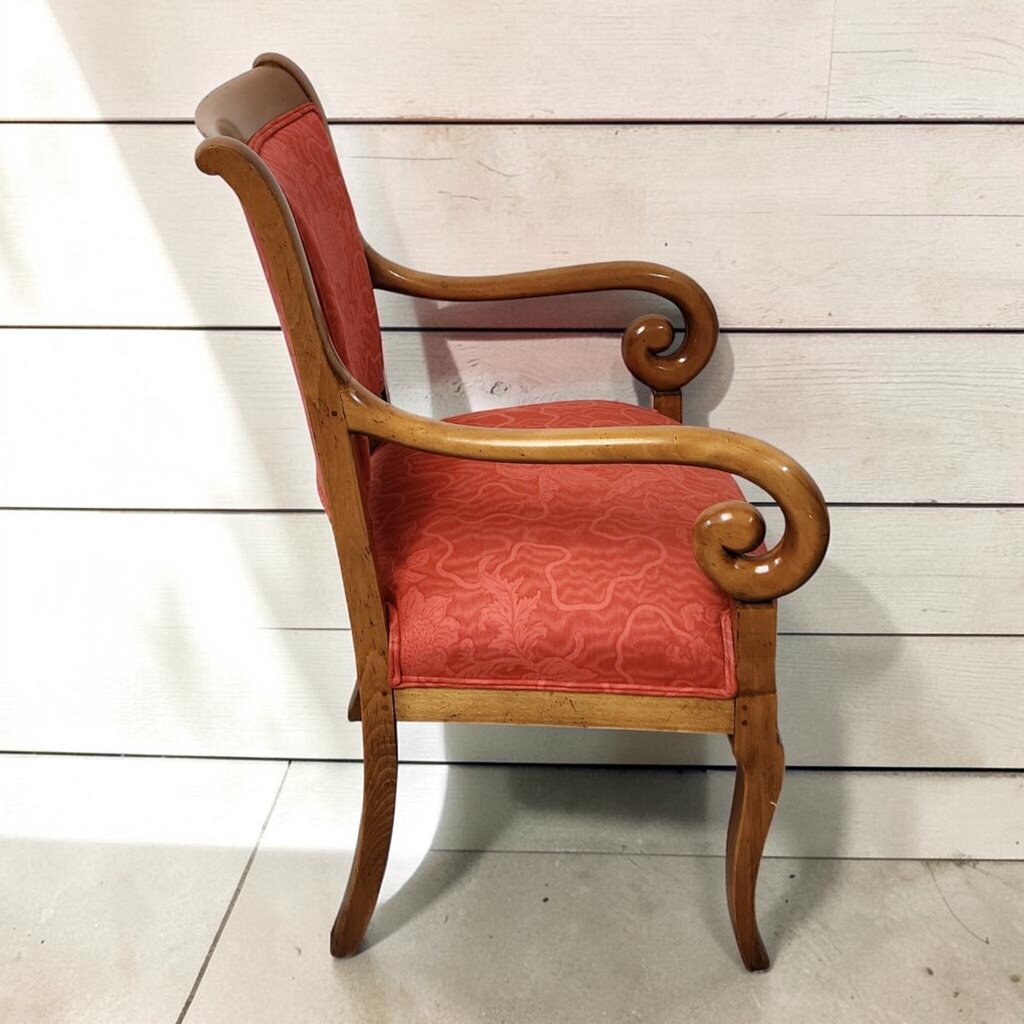 8323 Empire Style Scrolled Armchair