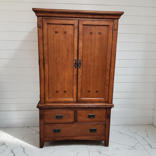 8339 Oak Mission #Armoire Used ~ FURNITURE