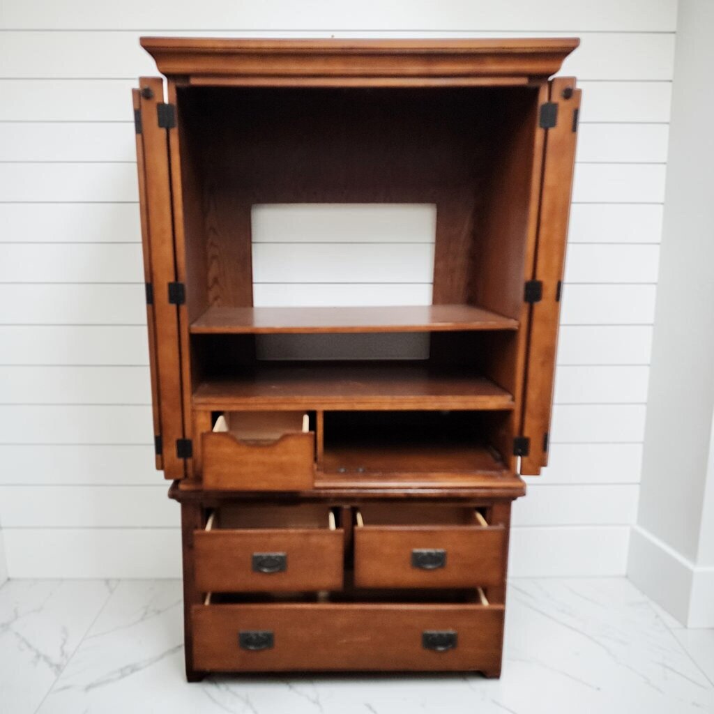 8339 Oak Mission #Armoire ~ FURNITURE