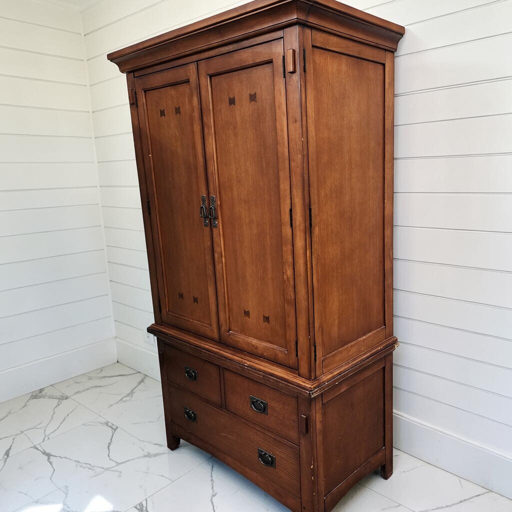 8339 Oak Mission #Armoire ~ FURNITURE