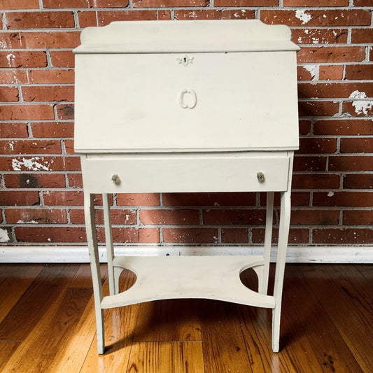 8346 Country Ivory Secretary Desk Used ~ FURNITURE