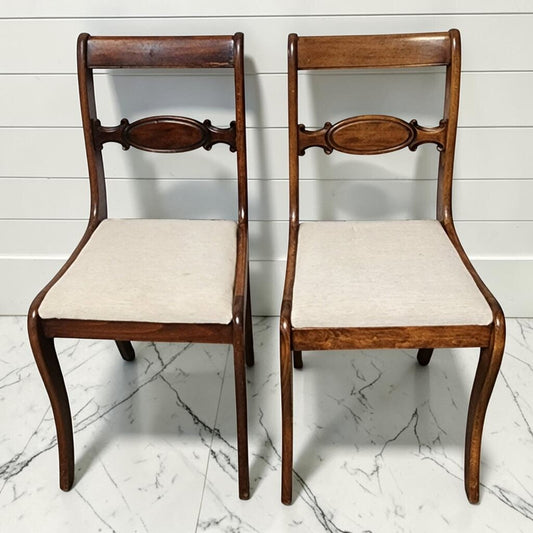 8348 Vintage Biedermeier-Style Side #Chair