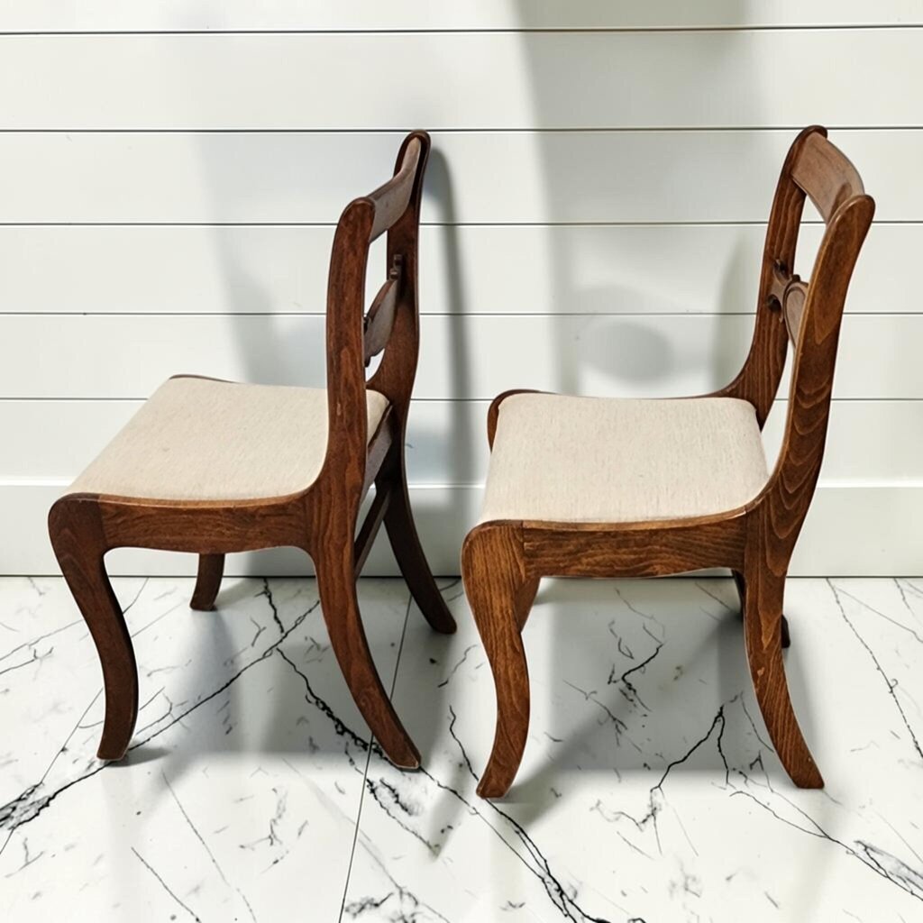 8349 American Empire Mahogany Side #Chair