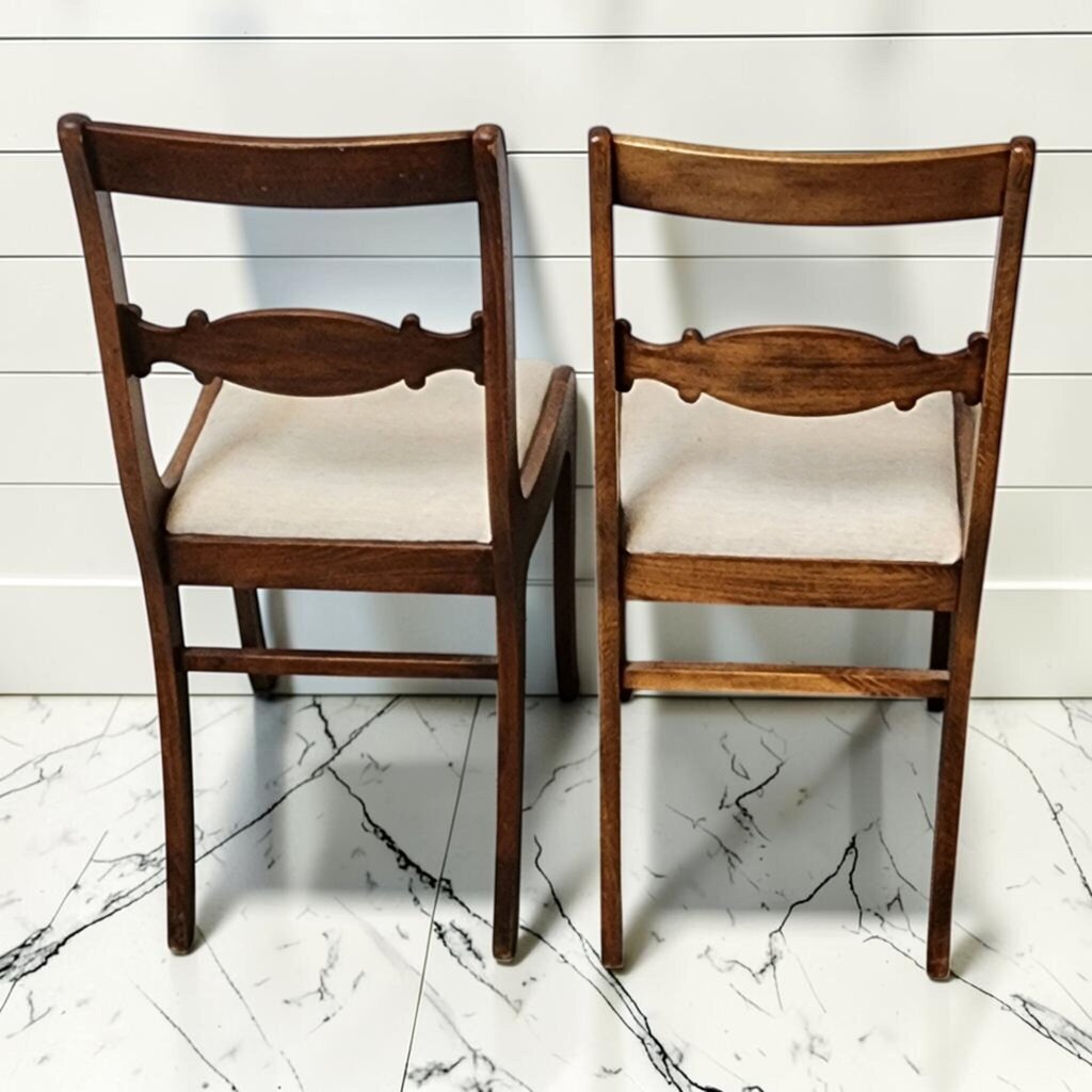 8348 Vintage Biedermeier-Style Side #Chair