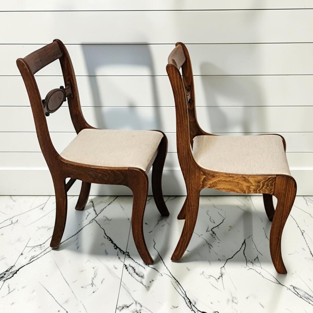 8348 Vintage Biedermeier-Style Side #Chair