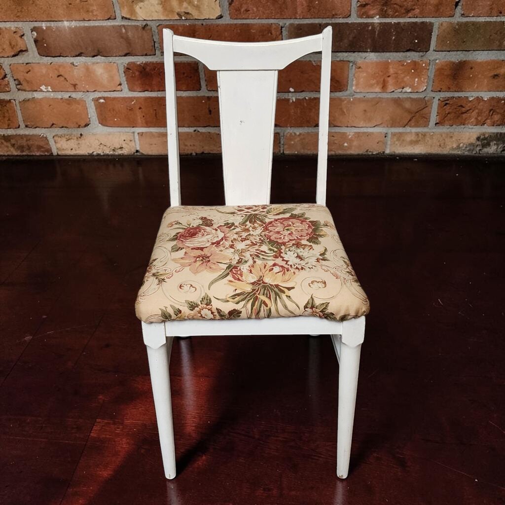 8354 Ivory Mid-Century T-Back Dining #Chair