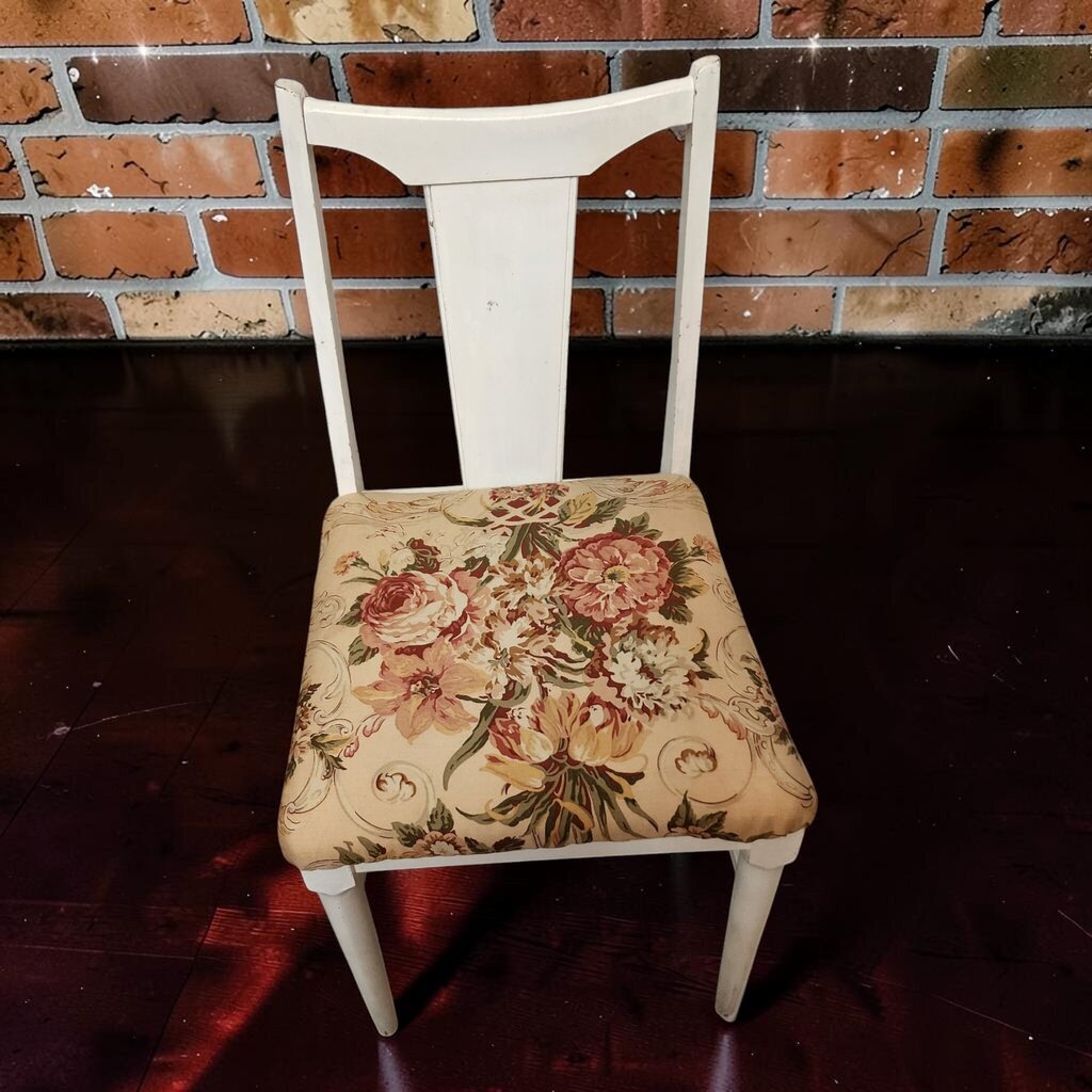 8354 Ivory Mid-Century T-Back Dining #Chair