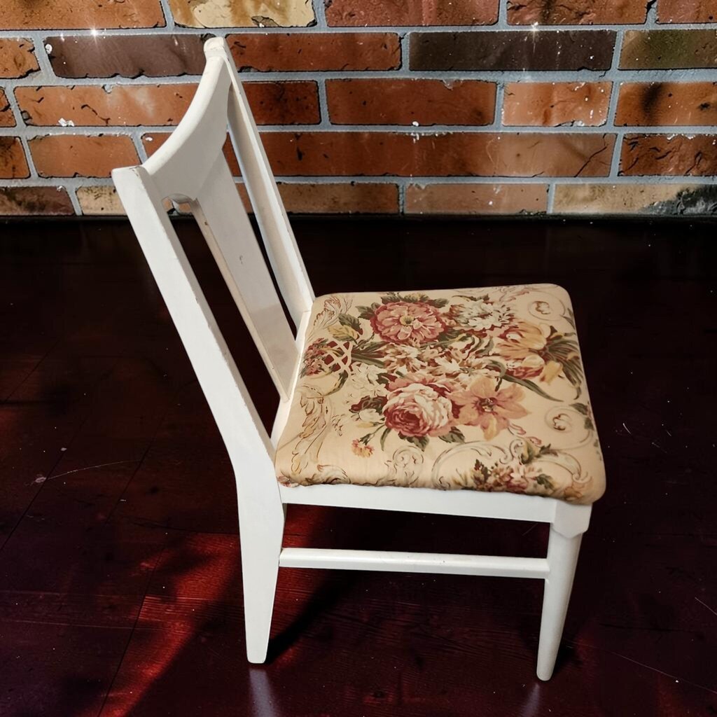 8354 Ivory Mid-Century T-Back Dining #Chair