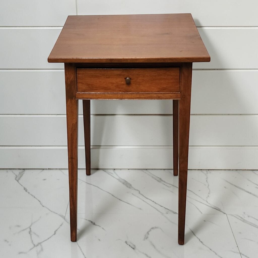 8377 Early 19th Century Federal One-Drawer Cherry #Stand Used ~ FURNITURE