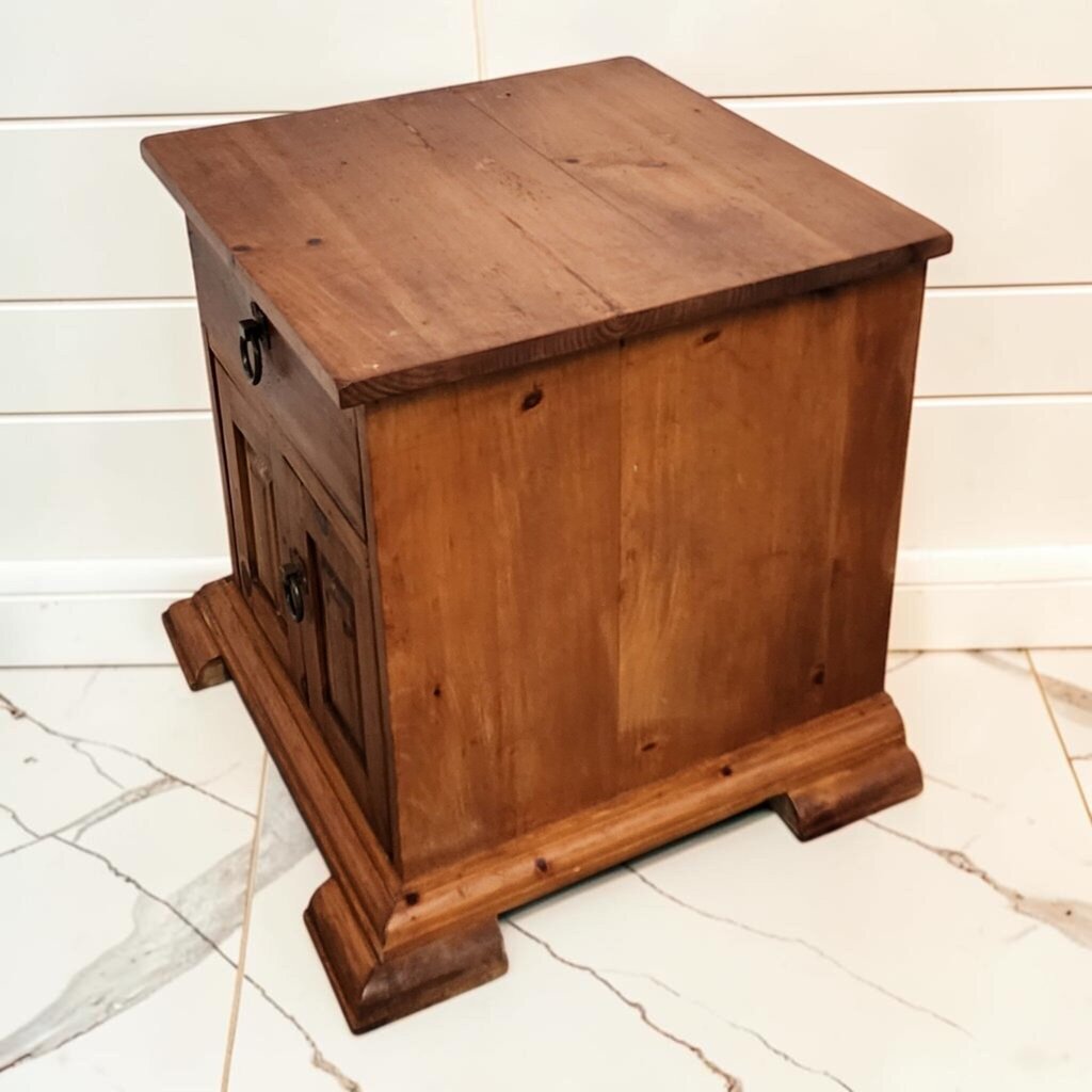 8380 Rustic Wooden Mexican Nightstand ~ FURNITURE