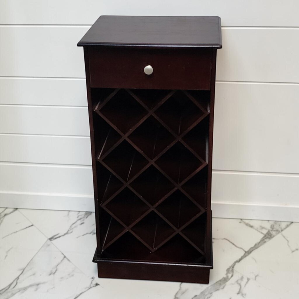 8385 Cherry Wine Cellar with Drawer