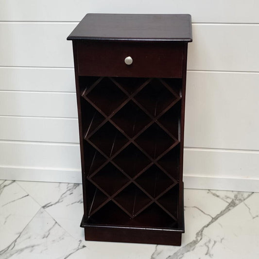 8385 Cherry Wine Cellar with Drawer
