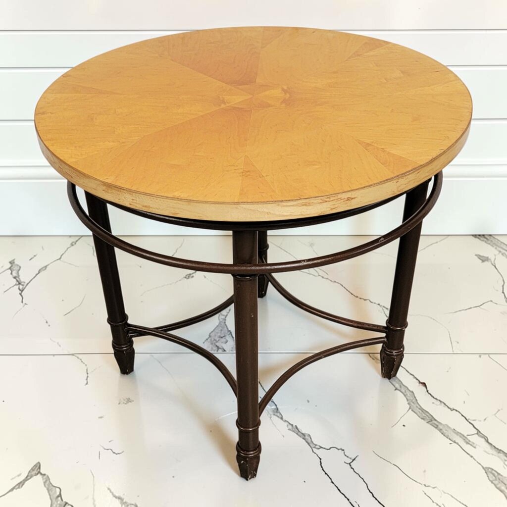8401 Maitland-Smith Neoclassical Marquetry Accent #Table Used ~ FURNITURE
