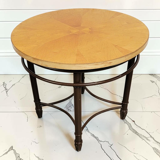 8401 Maitland-Smith Neoclassical Marquetry Accent #Table Used ~ FURNITURE