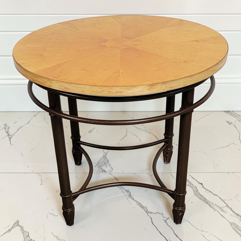 8401 Maitland-Smith Neoclassical Marquetry Accent #Table ~ FURNITURE