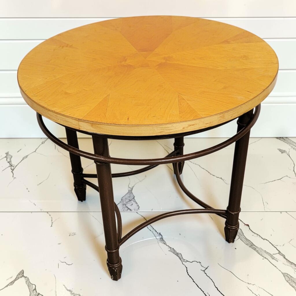 8401 Maitland-Smith Neoclassical Marquetry Accent #Table ~ FURNITURE