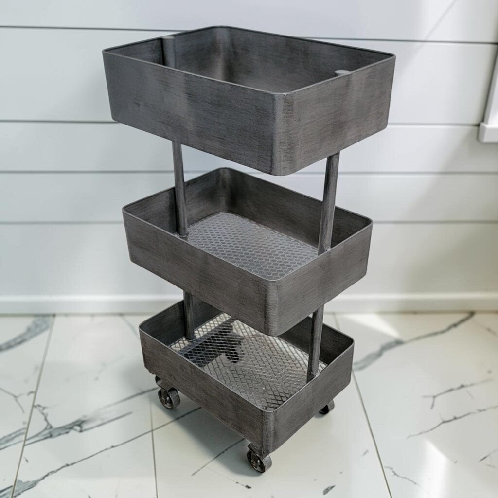 8408 Industrial 3 Tier Cart on Wheels