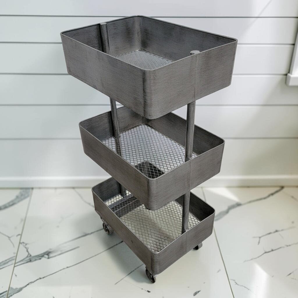 8408 Industrial 3 Tier Cart on Wheels