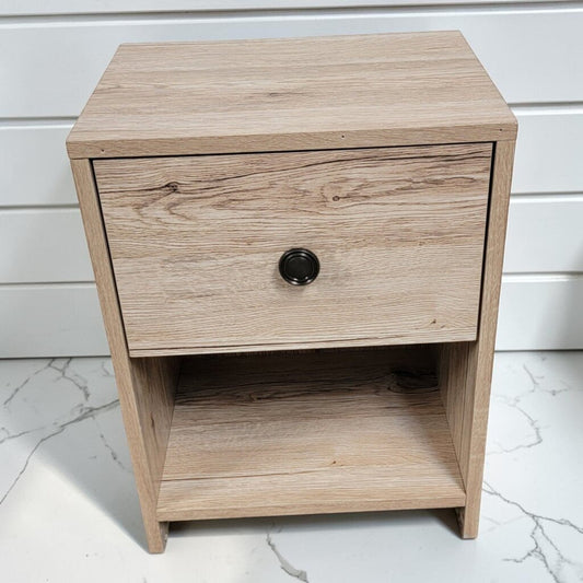 8410 Faux Barnwood Nightstand with Drawer