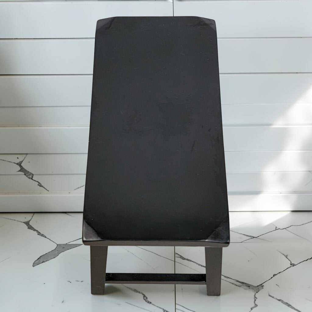 8412 Black Saddle Seat Barstool