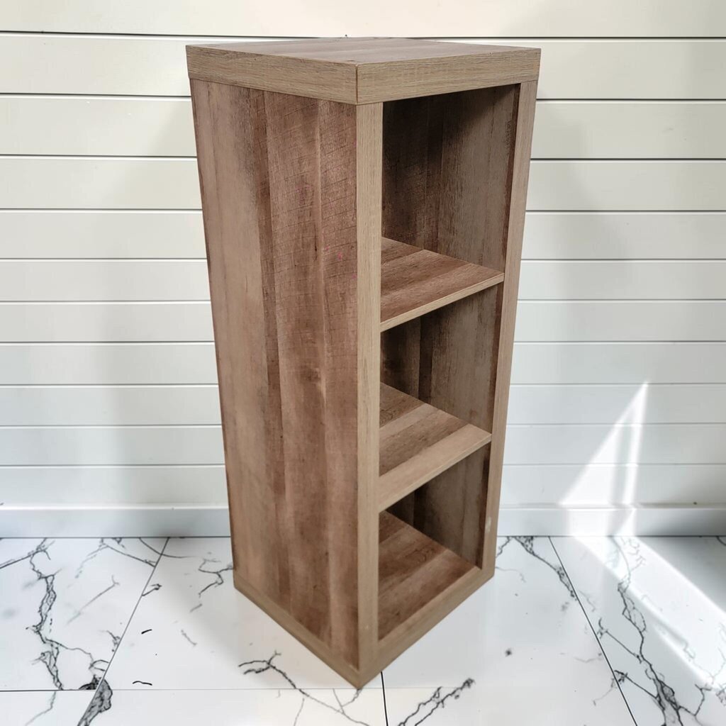 8413 3-Cube Vertical Wood-Grain #Storage Unit