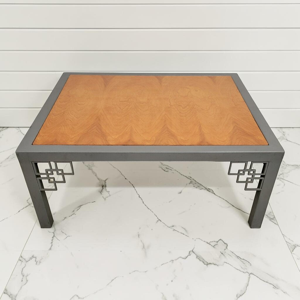 8415 Mid- Century Modern Chinoiserie Fretwork Coffee #Table ~ FURNITURE