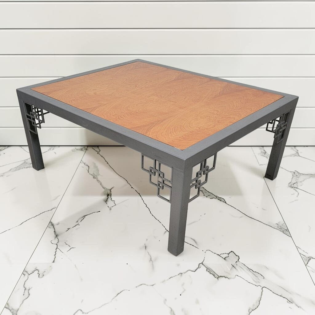 8415 Mid- Century Modern Chinoiserie Fretwork Coffee #Table ~ FURNITURE