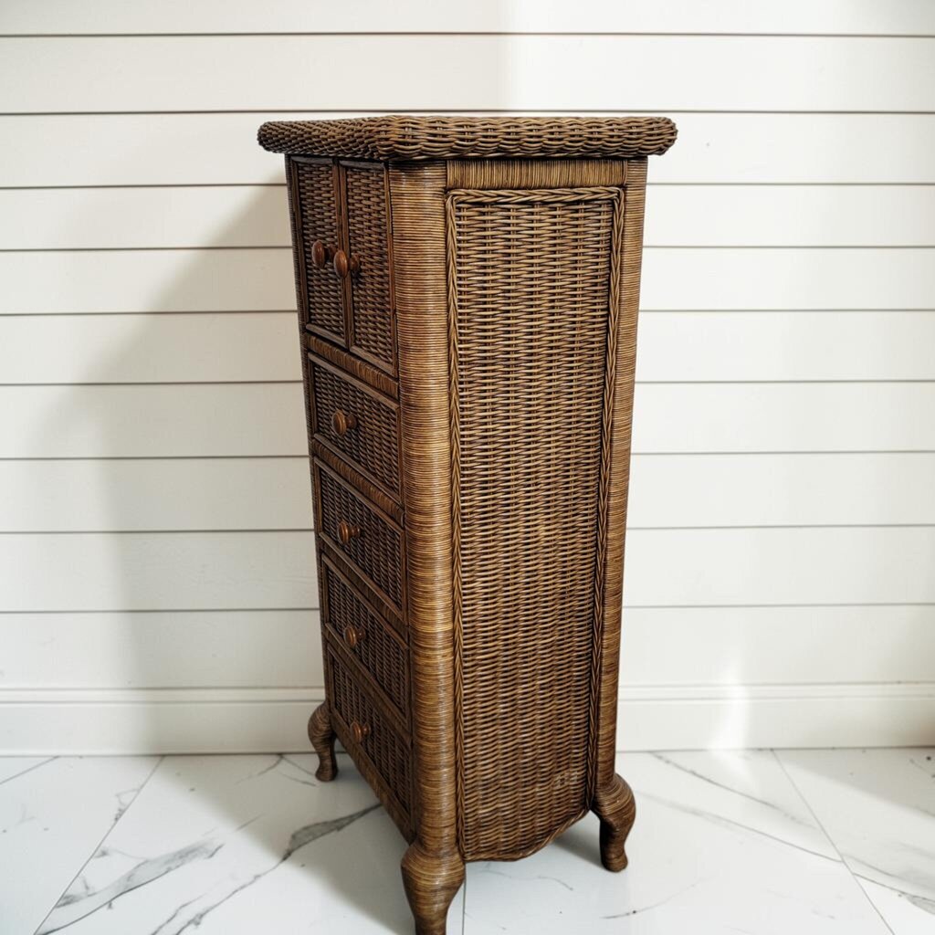 8416 Natural Wicker Lingerie and Jewelry #Chest