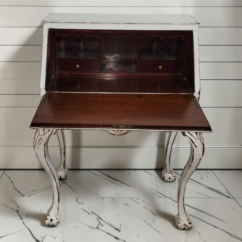 8417 Vintage Queen Anne Secretary #Desk