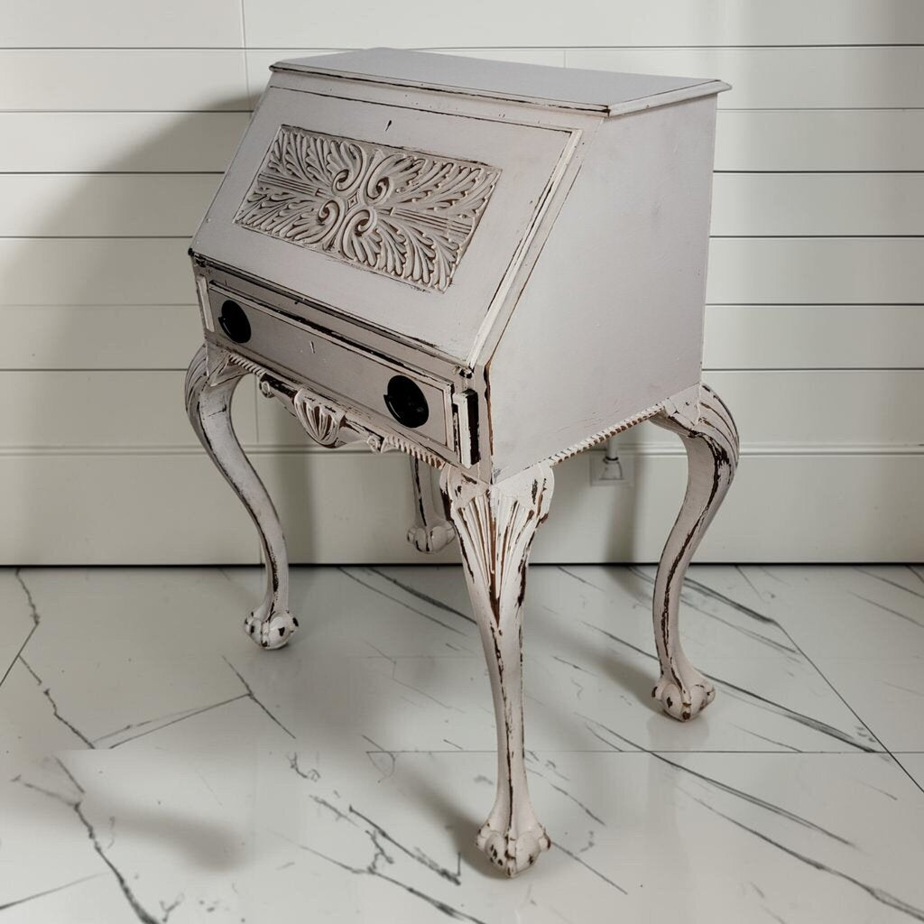 8417 Vintage Queen Anne Secretary #Desk