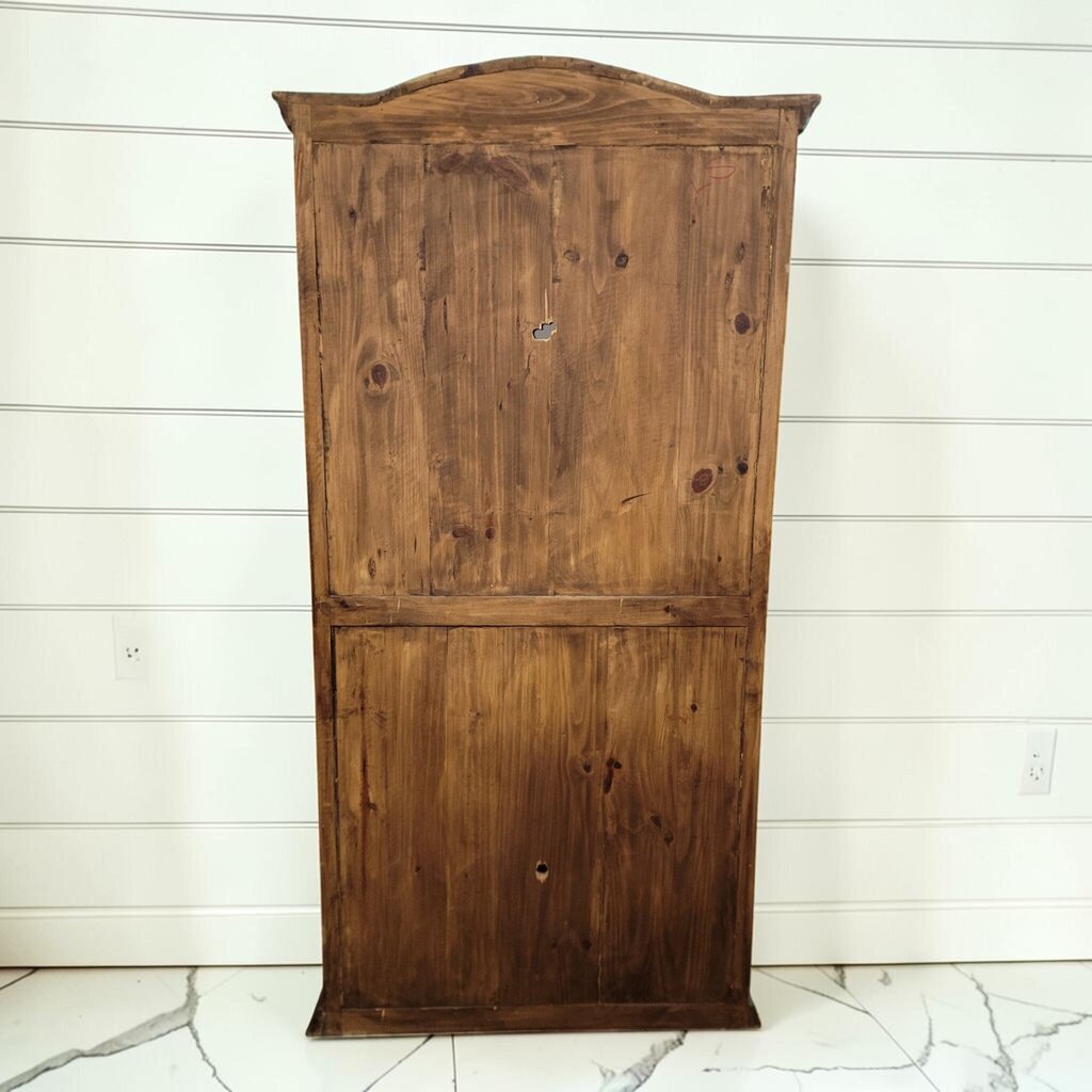 8418 Rustic Mexican 4 shelf #Bookcase with drawers