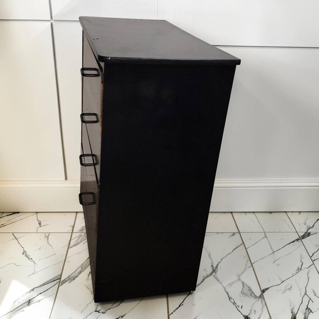 8419 Contemporary Black 4 Drawer #Chest ~ FURNITURE