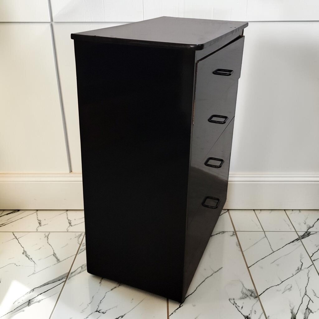 8419 Contemporary Black 4 Drawer #Chest ~ FURNITURE