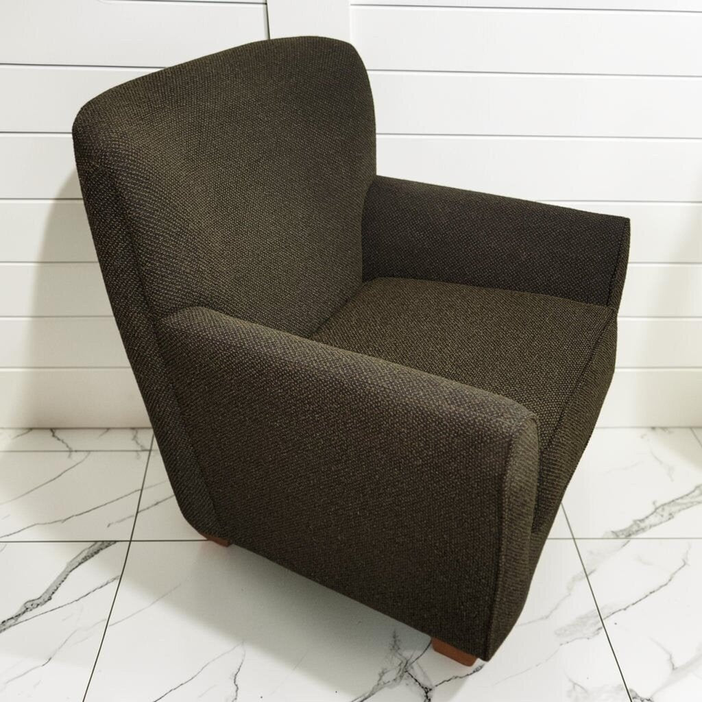 8423 Olive Green Tweed Club #Chair